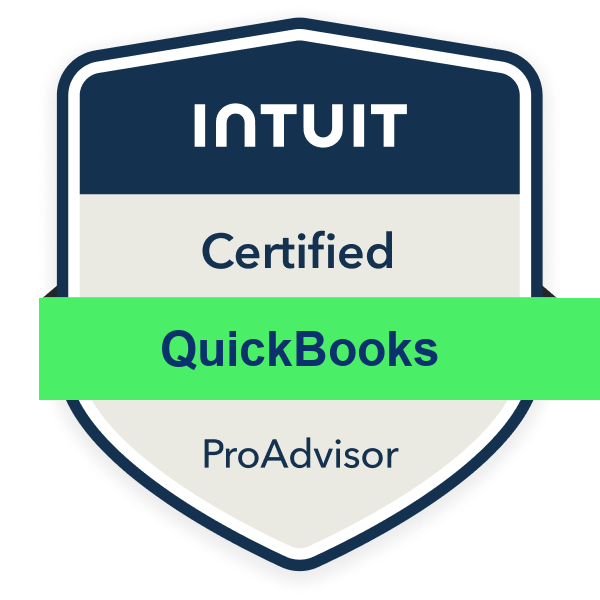 Intuit Certified QuickBooks ProAdvisor badge